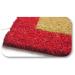 tapis brosse 80x40 pvc rouge
